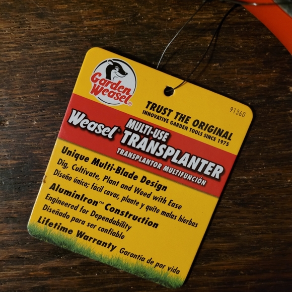 Garden Weasel 91360 Multi-Use Transplanter Trowel Hand Tool Comfort Grip New - Picture 3 of 4